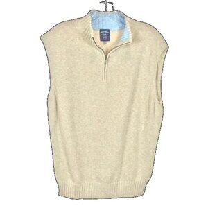 NWOT Mens Size XL Bills Khakis Pure Cotton Quarter Zip Sweater Made in USA